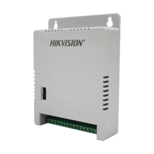 Hikvision 4k Fuente Regulada 12-13.5-15Vcc, 8 Cámaras, 8A, 90- 30VCA, Filtro.